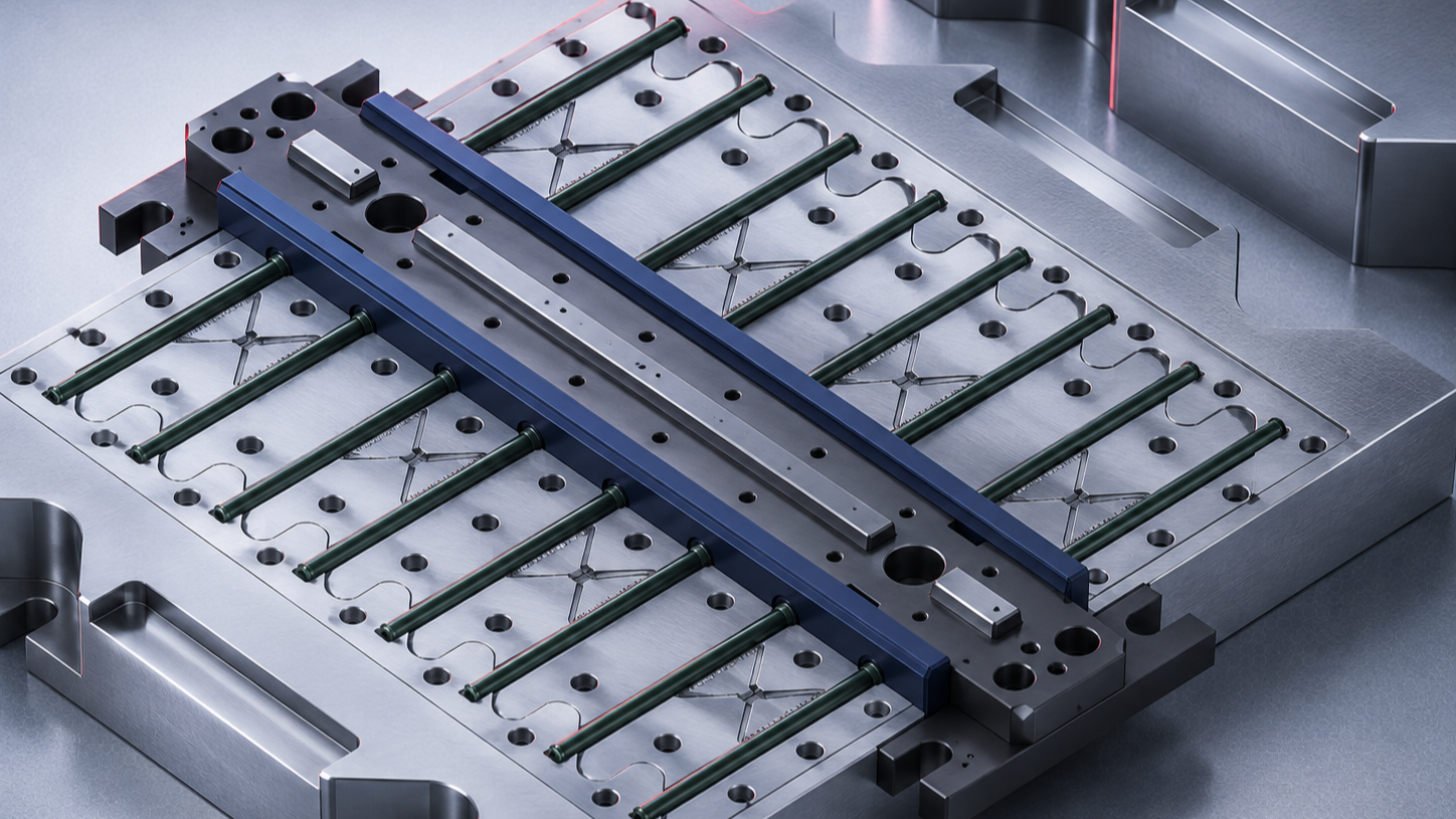 Spritzgusswerkzeug für Elastomer- und Silikonbauteile